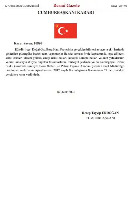 Burdur Gölü’nden Eğirdir Gölü’ne Doğal Gaz Hattı Döşenecek! 2